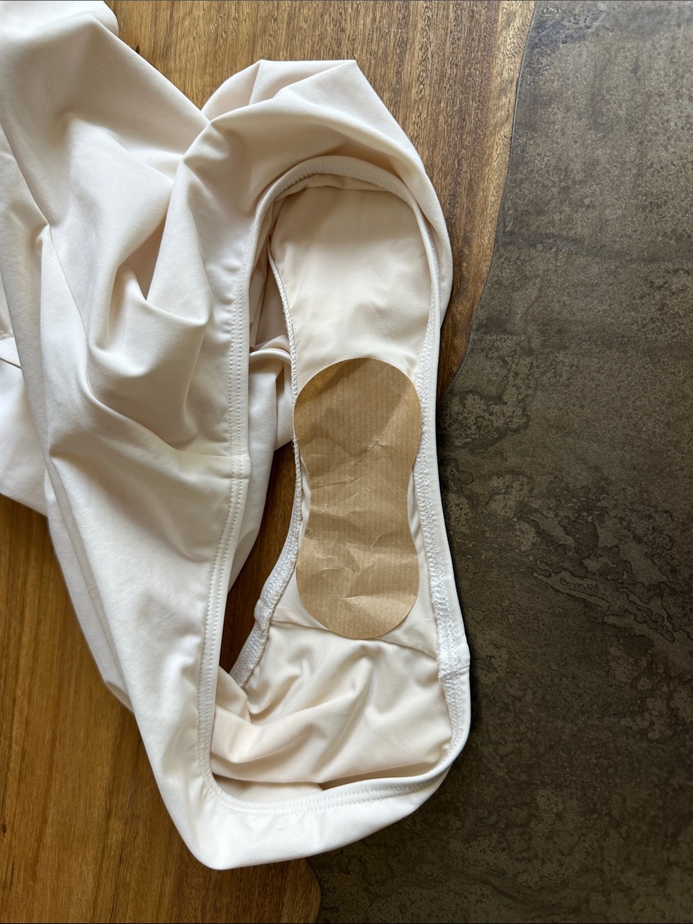 Ulla Johnson Cream Strapless Ruffle One-Piece Bathing Suit - Picture 9 of 10
